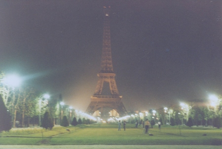 Tower at night