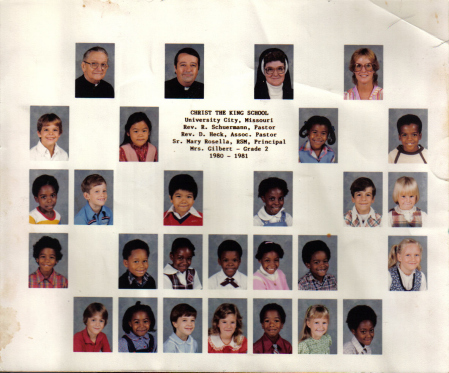 Class of 1987 in Second Grade