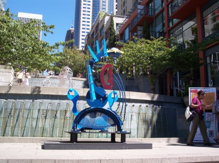 Sculpture in Seattle WA near Pike Place Market