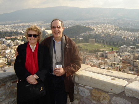 Vesna and husband Boris in Athens, Greece, December 2006