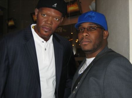 With my man, Samuel L. Jackson