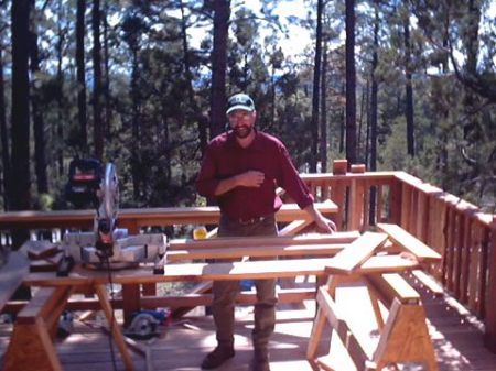 Deck building in the mountains