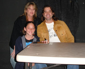 My daughter Jessi and I meet Scott Stapp for a second time.