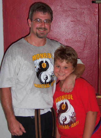 JT & I after karate 11/06