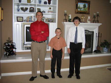 My three sons!  Easter '07