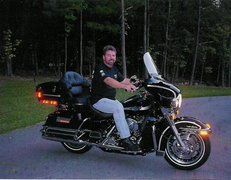 Me in 2003 on my new 100th anniversary Harley