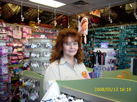 me at work at Claire's