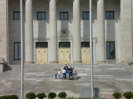 The Martinez Family vacationing in Arkansas