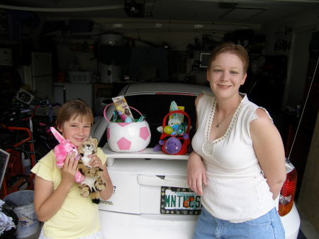 Kelley and Allyra Easter 06