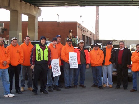 My son Lowell on strike