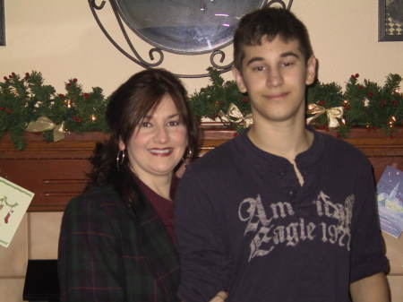 My son Garrett & me