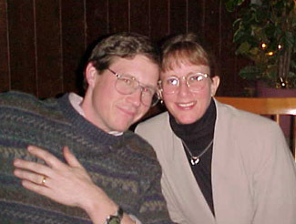 Hubby Wade and me, 2003