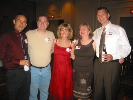 Frank Mowry, Rob Widmer, Stacie Fuss (Conners), Brenda Shepherd (Chunn), and Scott