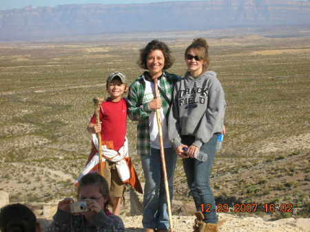 family in Big Bend