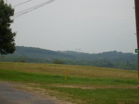 The view from the west porch