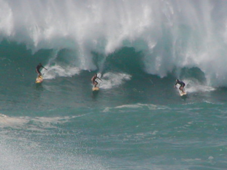 North Shore Hawii, 35 foot waves in 2006