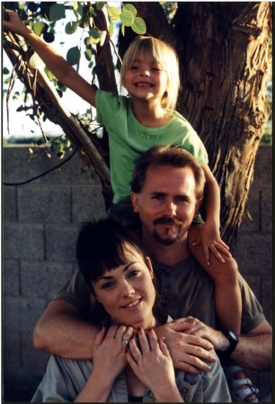 Heather Brae, Jessie & I in our house in Glendale