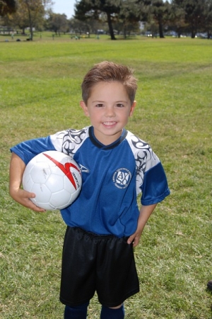 Tyler's soccer photo for AYSO 2006