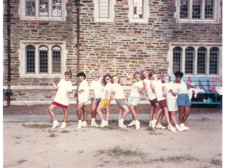 Duke cheerleading camp summer 1987