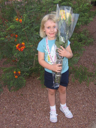 Sami after dance recital