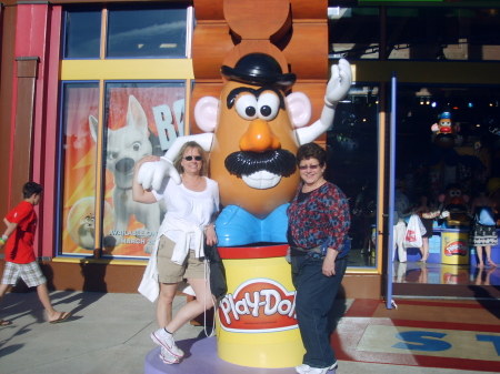 Jean and me at Disneyworld, April 2009