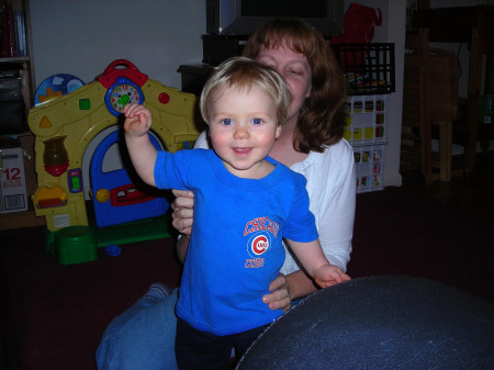 The little cub says "Hi Grandpa"!