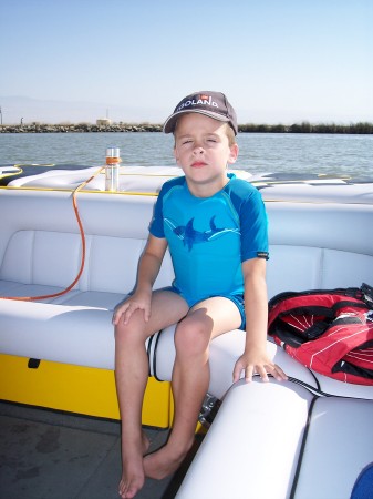 Ian on the lake June 06