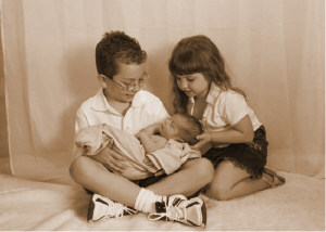 Zach, Courtney and Baby Jack Aug 2007