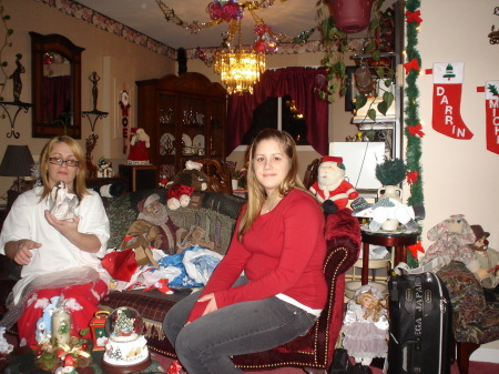 Amanda and me at Christmas.