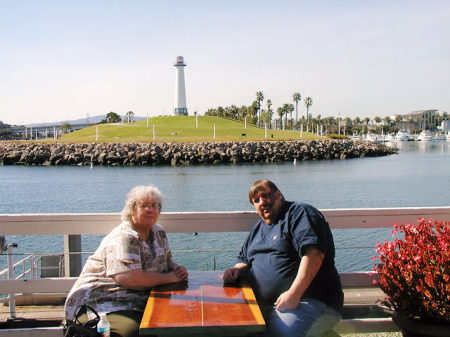 Me with Husband Don at Shoreline Village in Long Beach