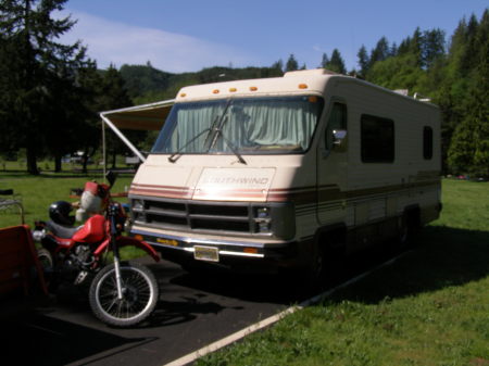 camping and riding