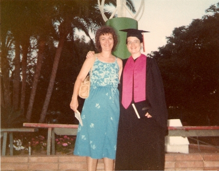 June 1981 - Graduating from Santa Monica Coll