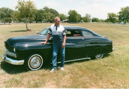 My Dad w/ his 50 Mercury