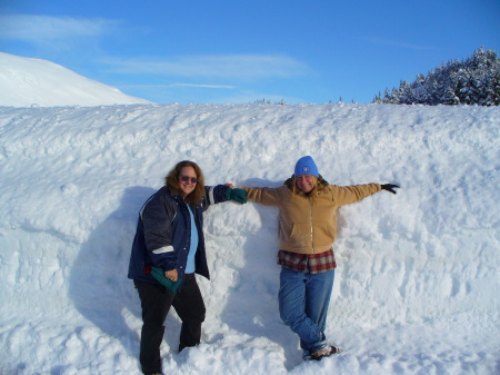 Me and Cathy Cline, in Alaska - Feb08