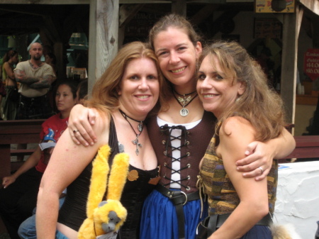 Me and my girls at the Maryland Renaissance Festival