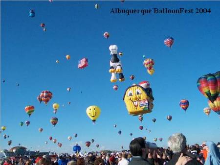 Balloon fest in Albuquerque, New Mexico