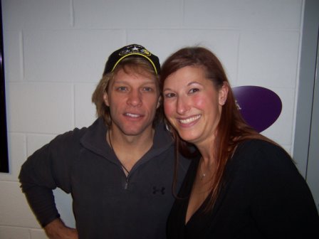 Me and Jon BonJovi--my 35th birthday present!