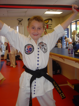 My Little Black Belt Philip at age 8.