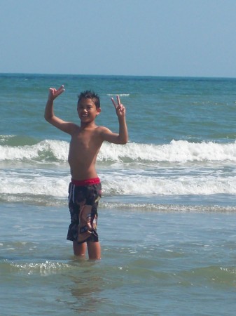 My baby boy at Myrtle Beach 2008