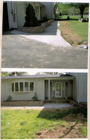 Block and Sidewalk work almost completed