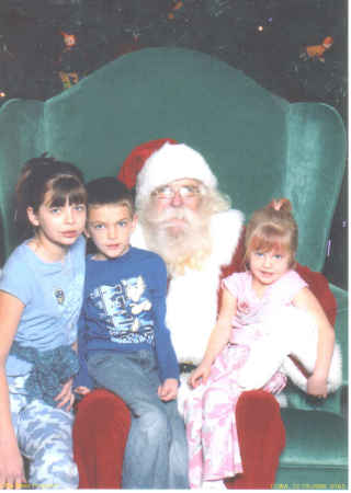 Santa's lap 2006