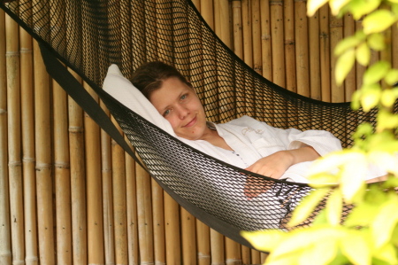 Relaxing in Fiji