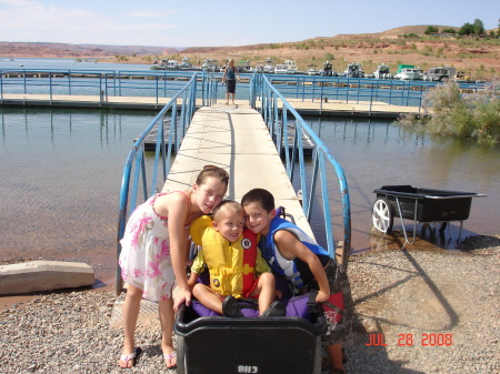 Our Kids at Lake Powell