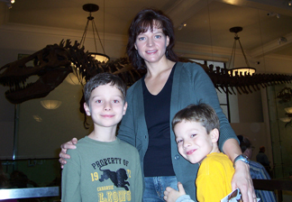 Me, Alex and Luke at the Natural History Museum