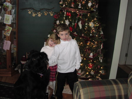 Noah and Hannah Christmas 2005