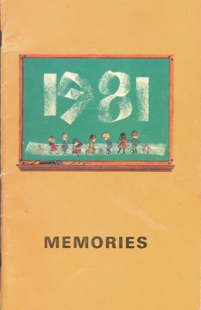1981 5th Grade Yearbook cover