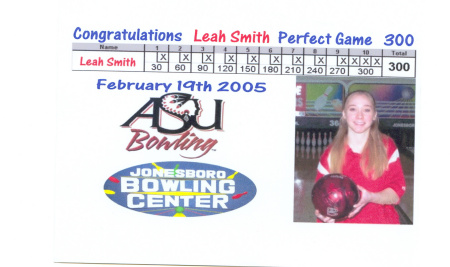 Leah shoots 1st 300