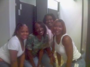 Phillies, Tre, Me and Nasha at work