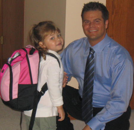 My daughter's first day of Pre-School!