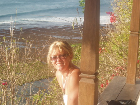 Jenny on the Bluff in Uluwatu